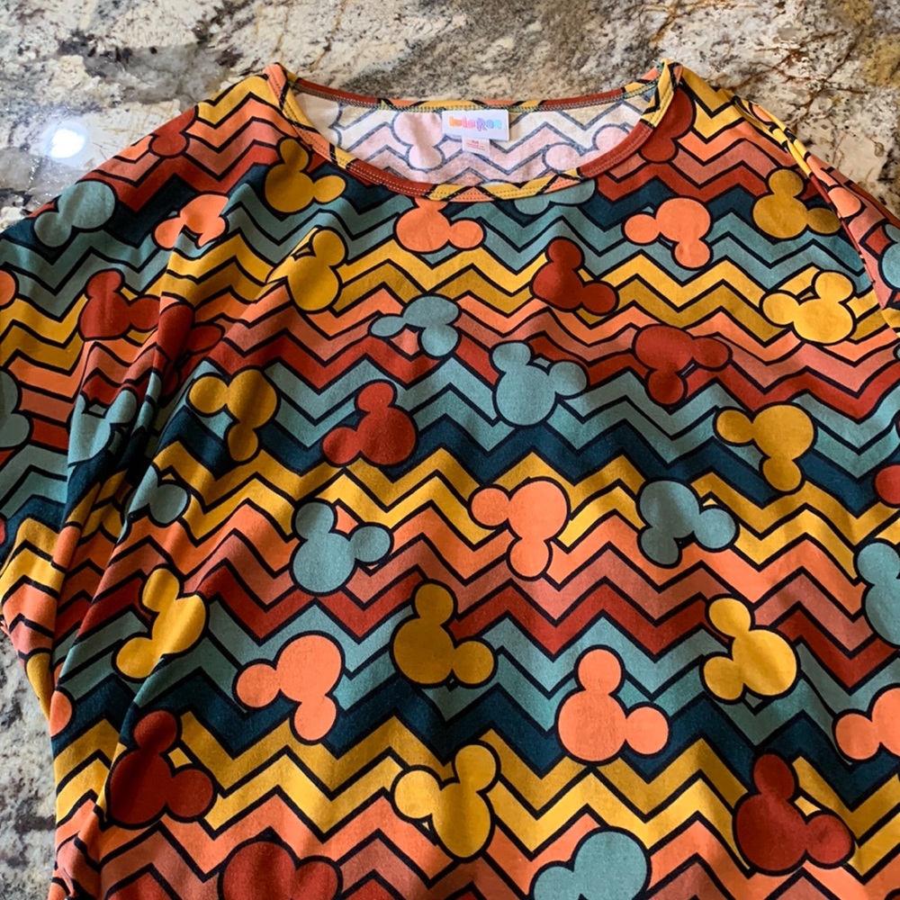 Disney LuLaRoe Mickey Design Irma Size Medium